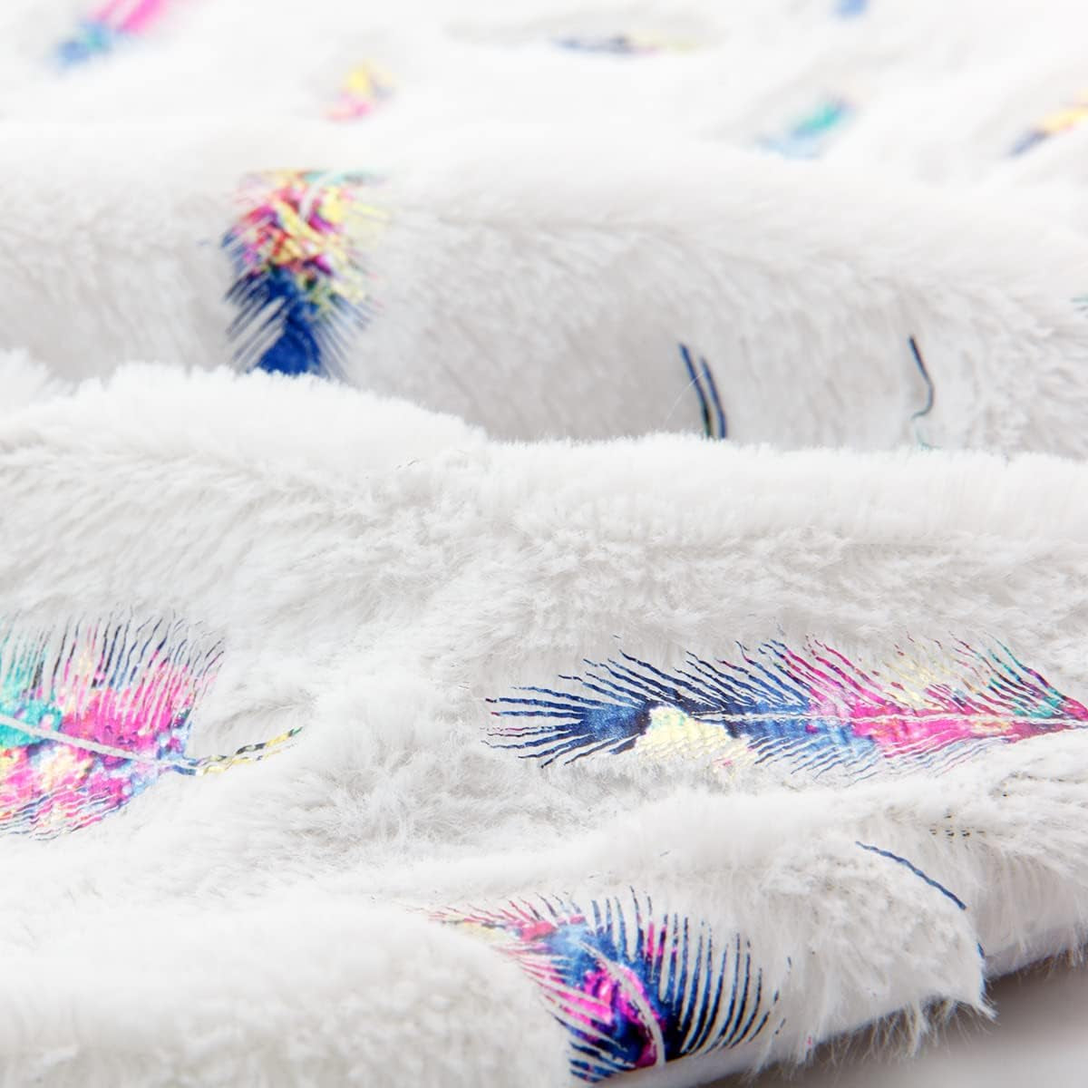 Falda De Arbol De Navidad De 48 Pulgadas Color Blanco Colorido Y Brillante Falda