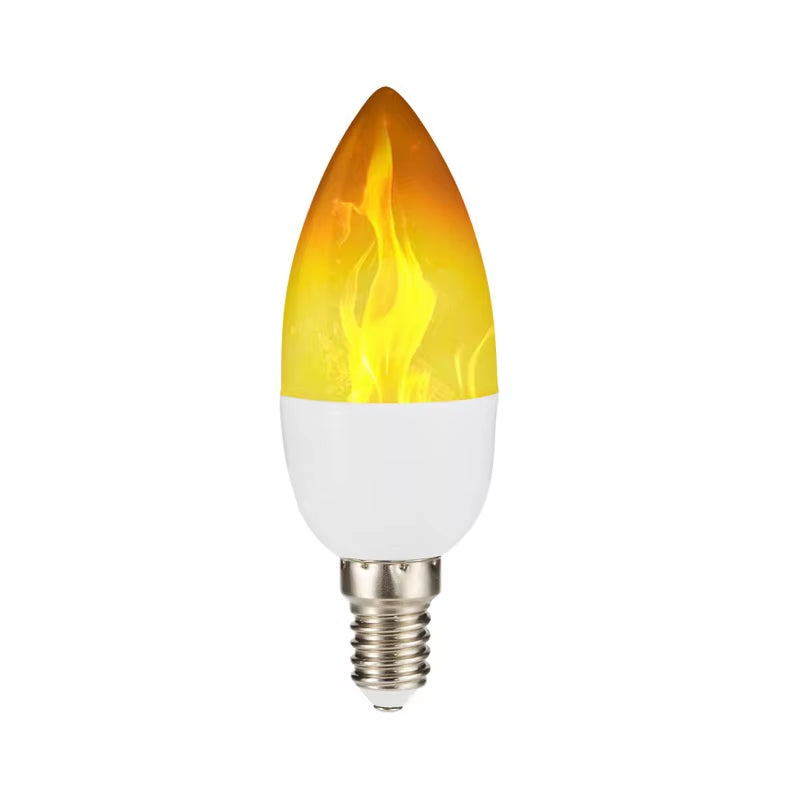 E14 LED Flame Lamps E27 Corn Bulb Creative Flickering Effect Bulb AC85-265V LED Emulation Dynamic Flame Light for Home Decor